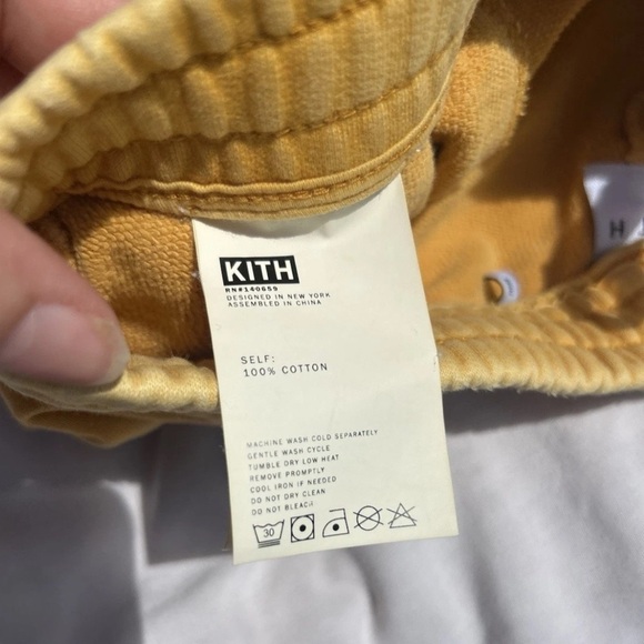 Kith Mustard Yellow Track Pants - Picture 8 of 10